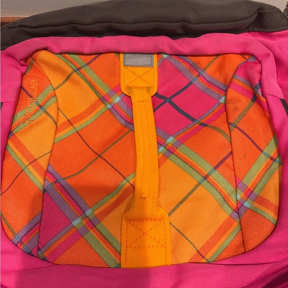 Vibrant Pink and Orange Embark Backpack - Picture 7 of 8
